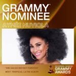 Aymée Nuviola Nominada al Latin Grammy junto a Sammy Figueroa y Gonzalo Rubalcaba